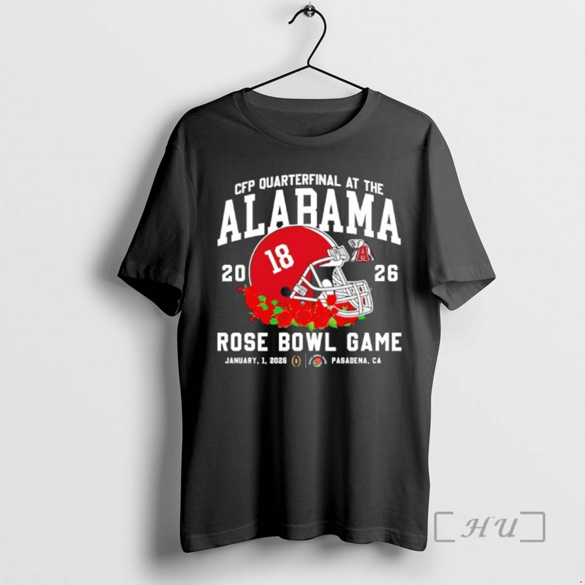 Trending Alabama Crimson Tide Cfp Quarterfinal At The 2025 Rose Bowl Game Helmet Premium T Shirts Sweater Hoodie