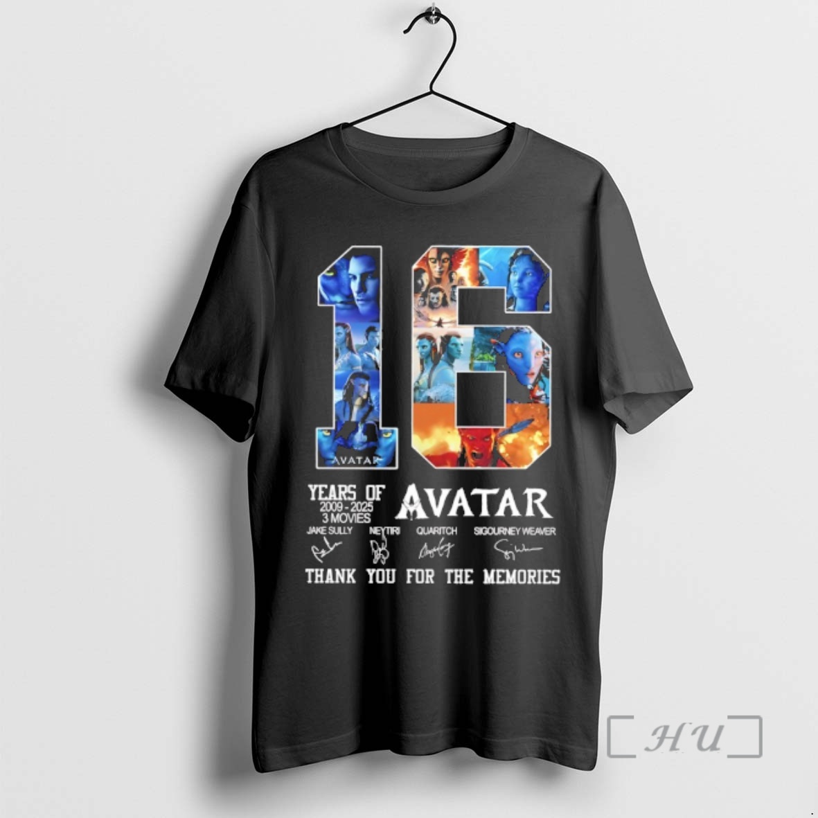 Trending Avatar 16 Years Of 2009 2025 3 Movies Thank You For The Memories Signatures Premium T Shirts Sweater Hoodie
