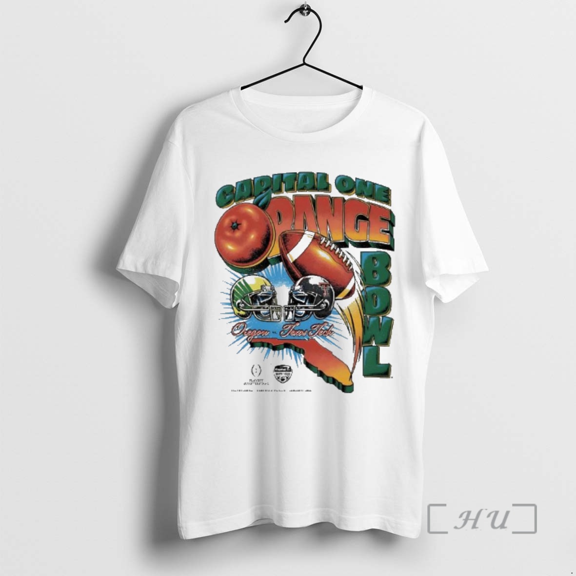 Trending Capital One Orange Bowl 2026 Oregon Vs Texas Tech Matchup Vintage Premium T Shirts Sweater Hoodie