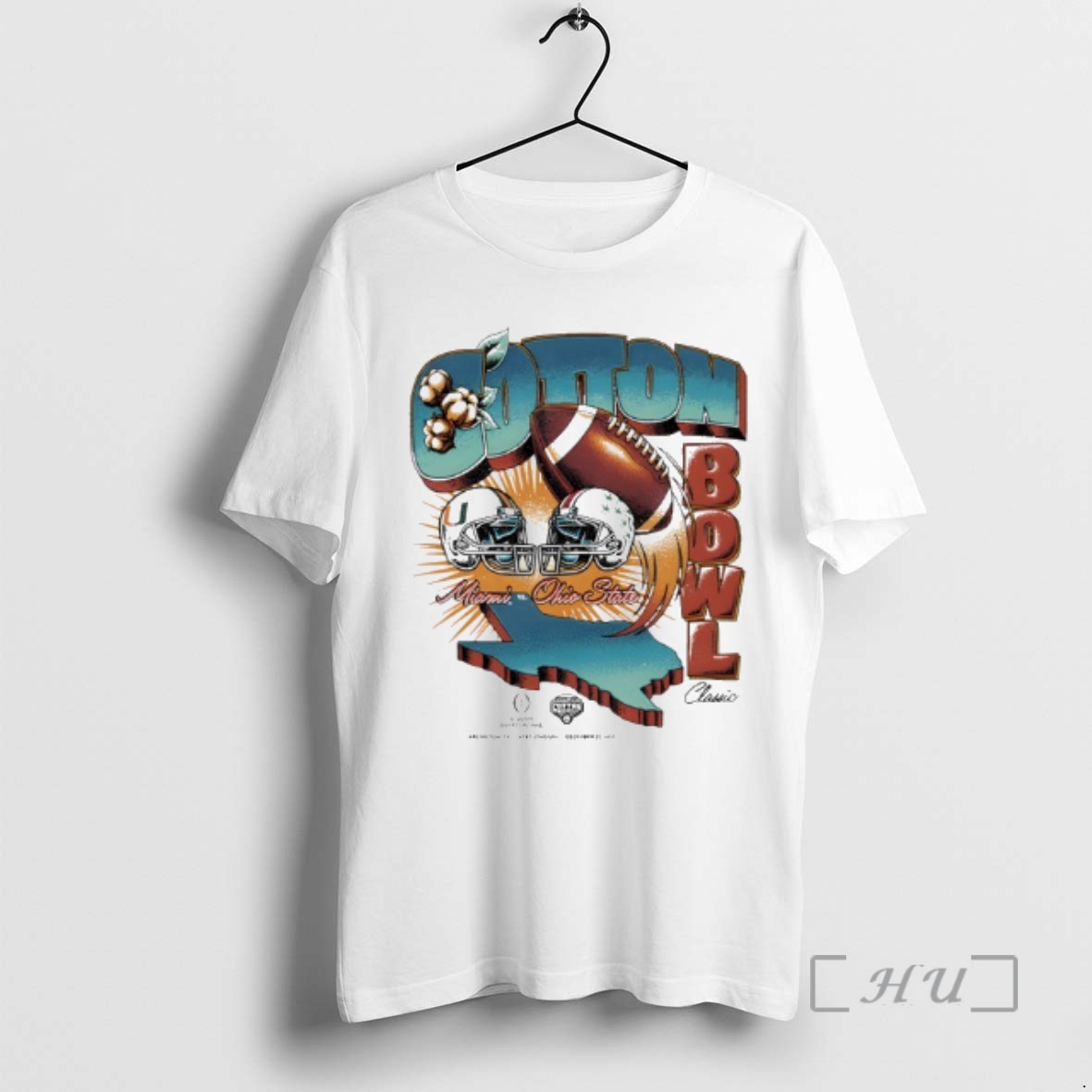 Trending Cotton Bowl Classic 2025 Miami Vs Ohio State Matchup Premium T Shirts Sweater Hoodie