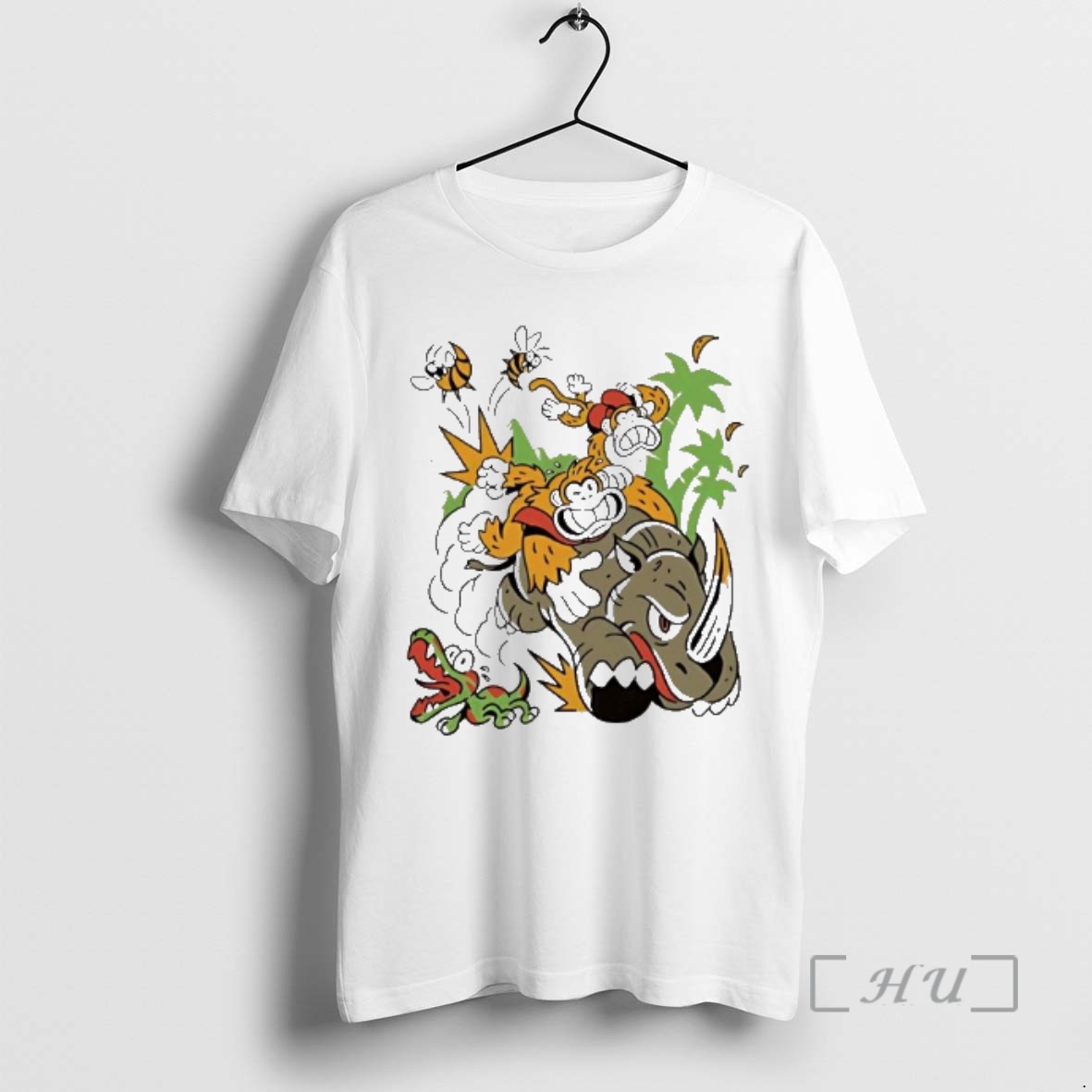 Trending Donkey Kong Country Jungle Rush Cute Cartoon Premium T Shirts Sweater Hoodie