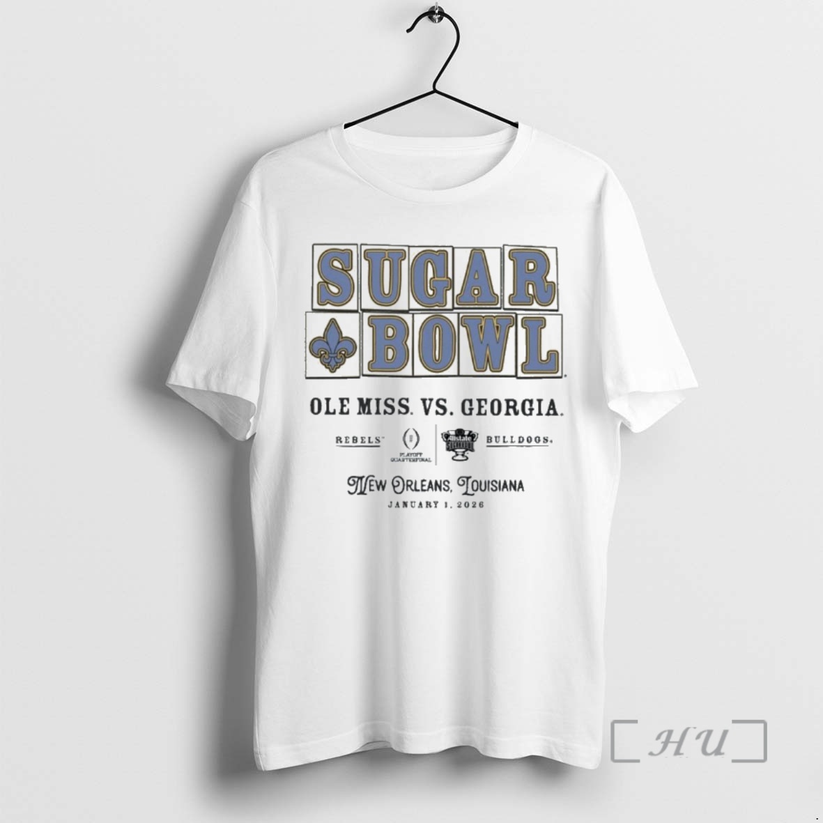 Trending Georgia Bulldogs Vs Ole Miss 2026 Allstate Sugar Bowl Street Tiles Premium T Shirts Sweater Hoodie