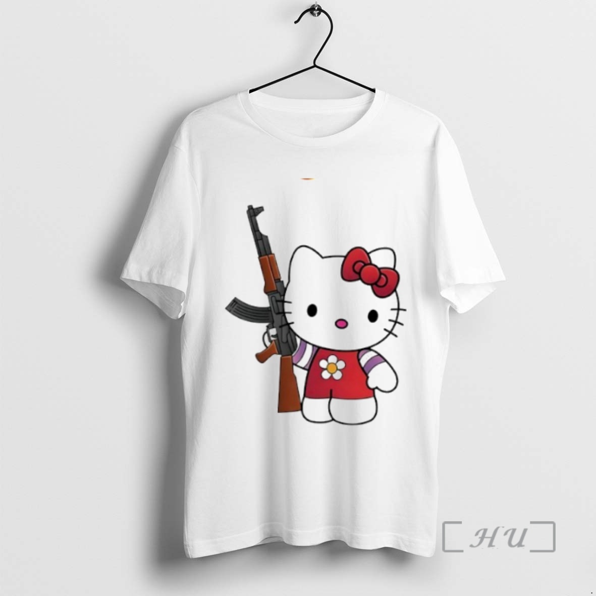 Trending Hello Kitty Ak 47 Circle Premium T Shirts Sweater Hoodie