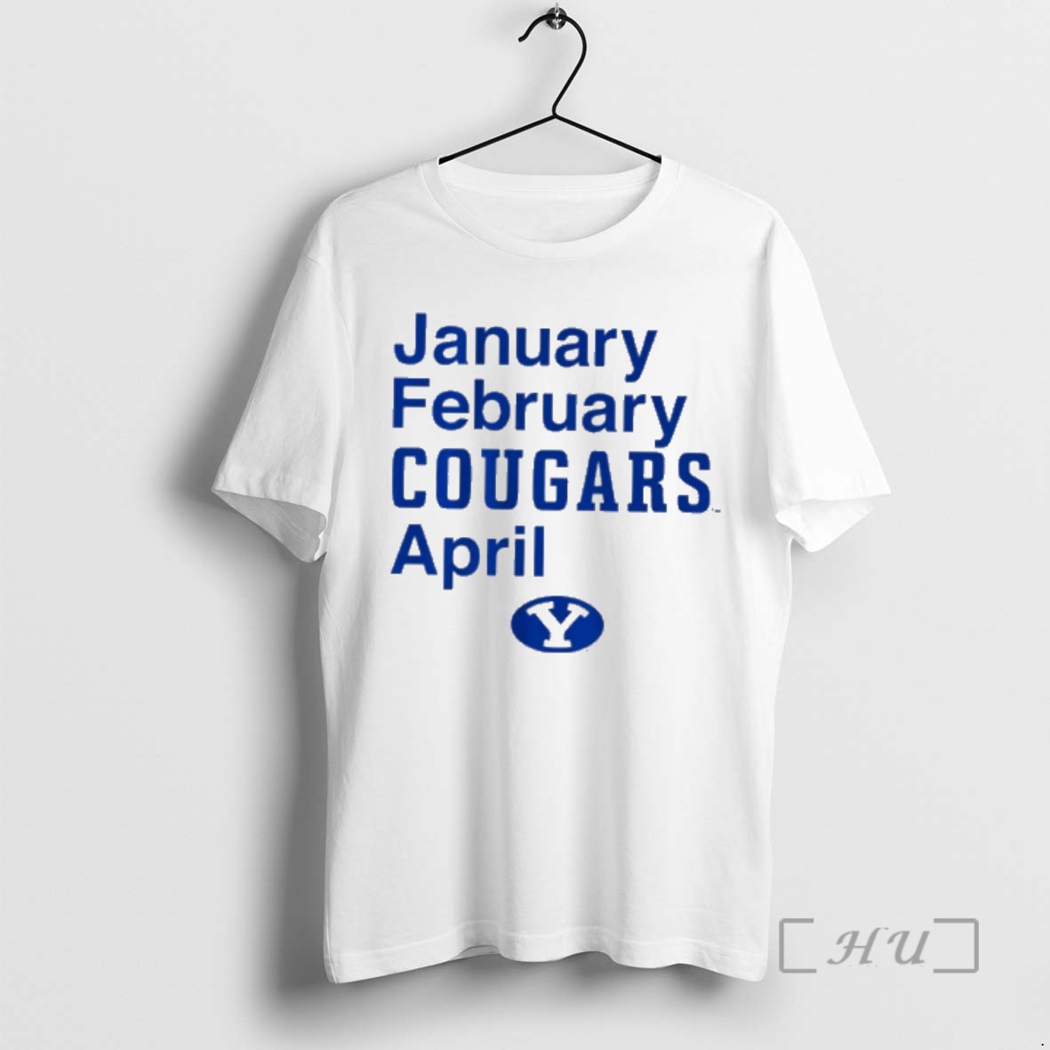 Trending January February Cougars April Byu Basketball Premium T Shirts Sweater Hoodie