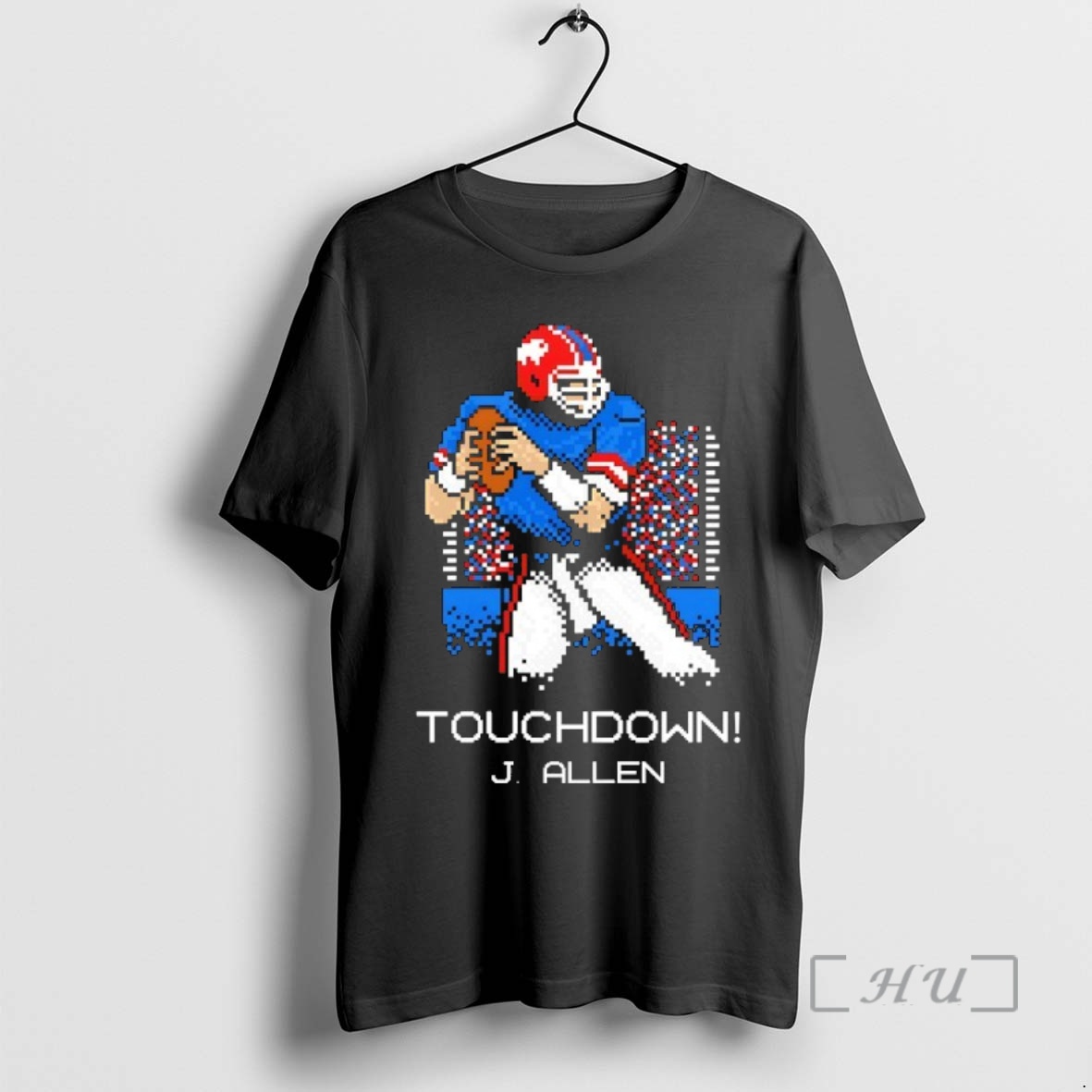 Trending Josh Allen Buffalo Bills Touchdown Pixel Premium T Shirts Sweater Hoodie