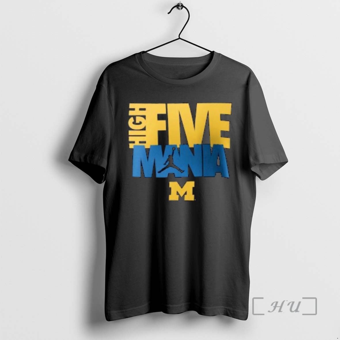 Trending Michigan Wolverines High Five Mania Circle Black Premium T Shirts Sweater Hoodie
