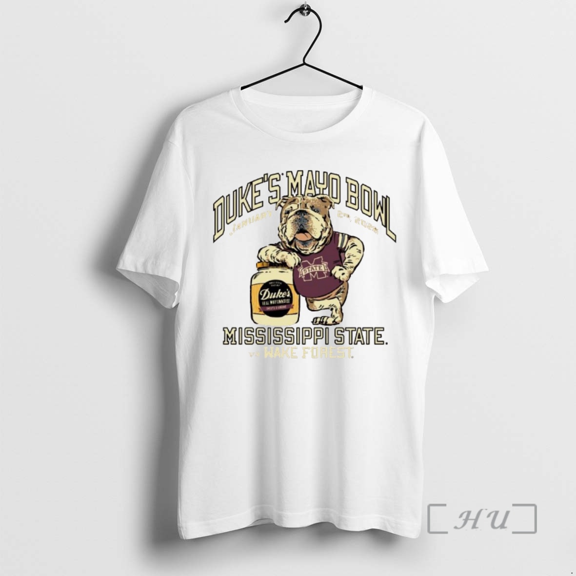 Trending Mississippi State Vs Wake Forest Dukes Mayo Bowl Jan 2nd 2026 Mascot Premium T Shirts Sweater Hoodie