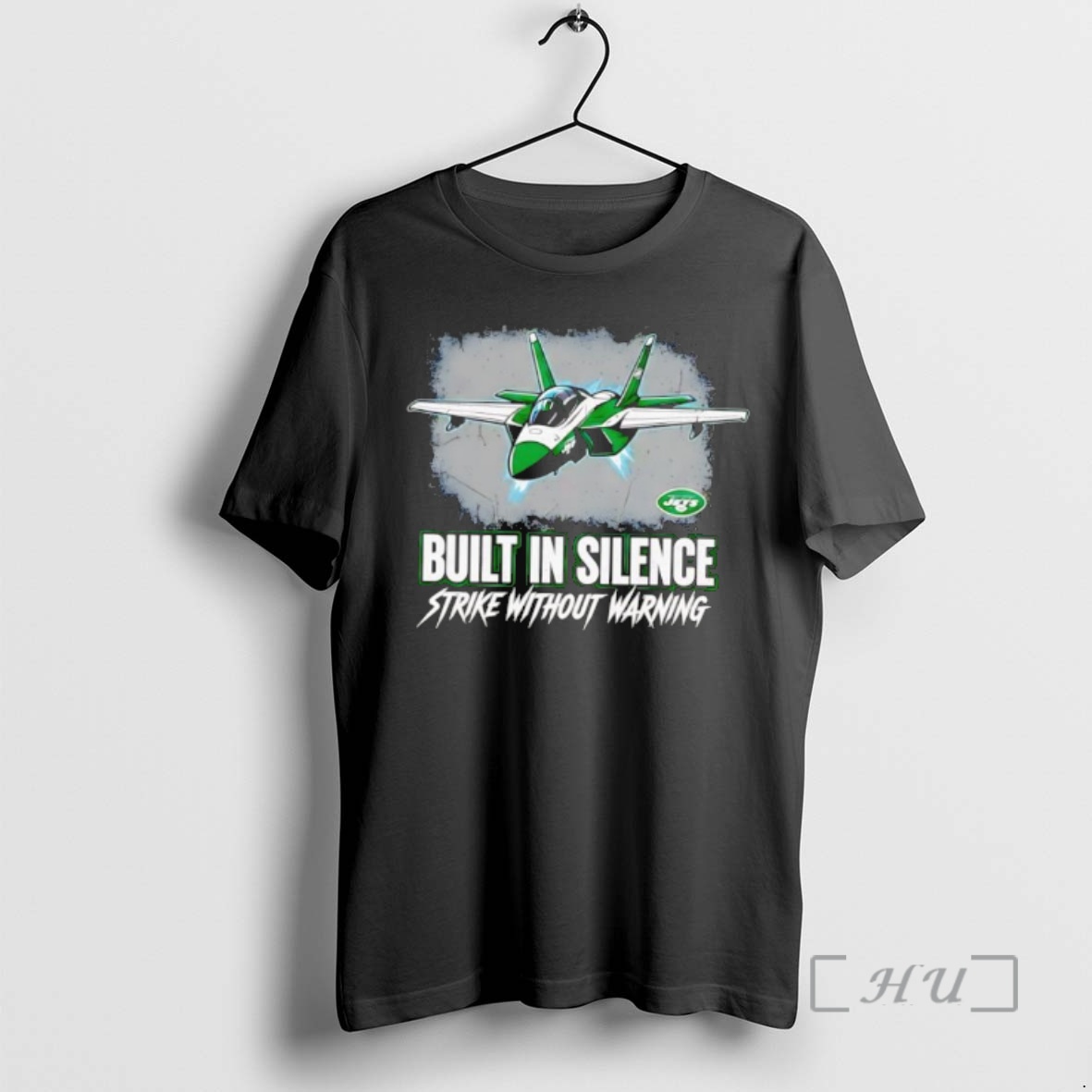 Trending New York Jets Built In Silence Strike Without Warning Graphic Premium T Shirts Sweater Hoodie