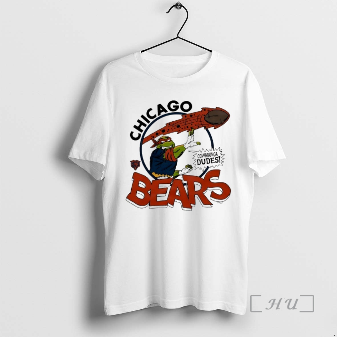 Trending Ninja Turtles Chicago Bears Cowabunga Dudes Beats Premium T Shirts Sweater Hoodie