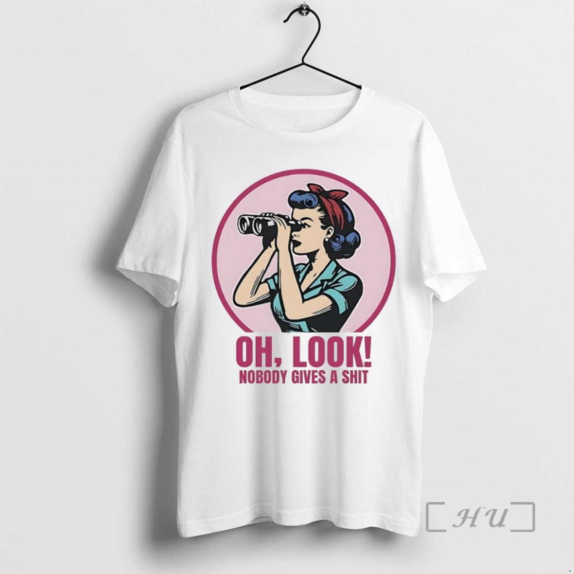 Trending Oh Look Nobody Gives A Shit Circle Premium T Shirts Sweater Hoodie