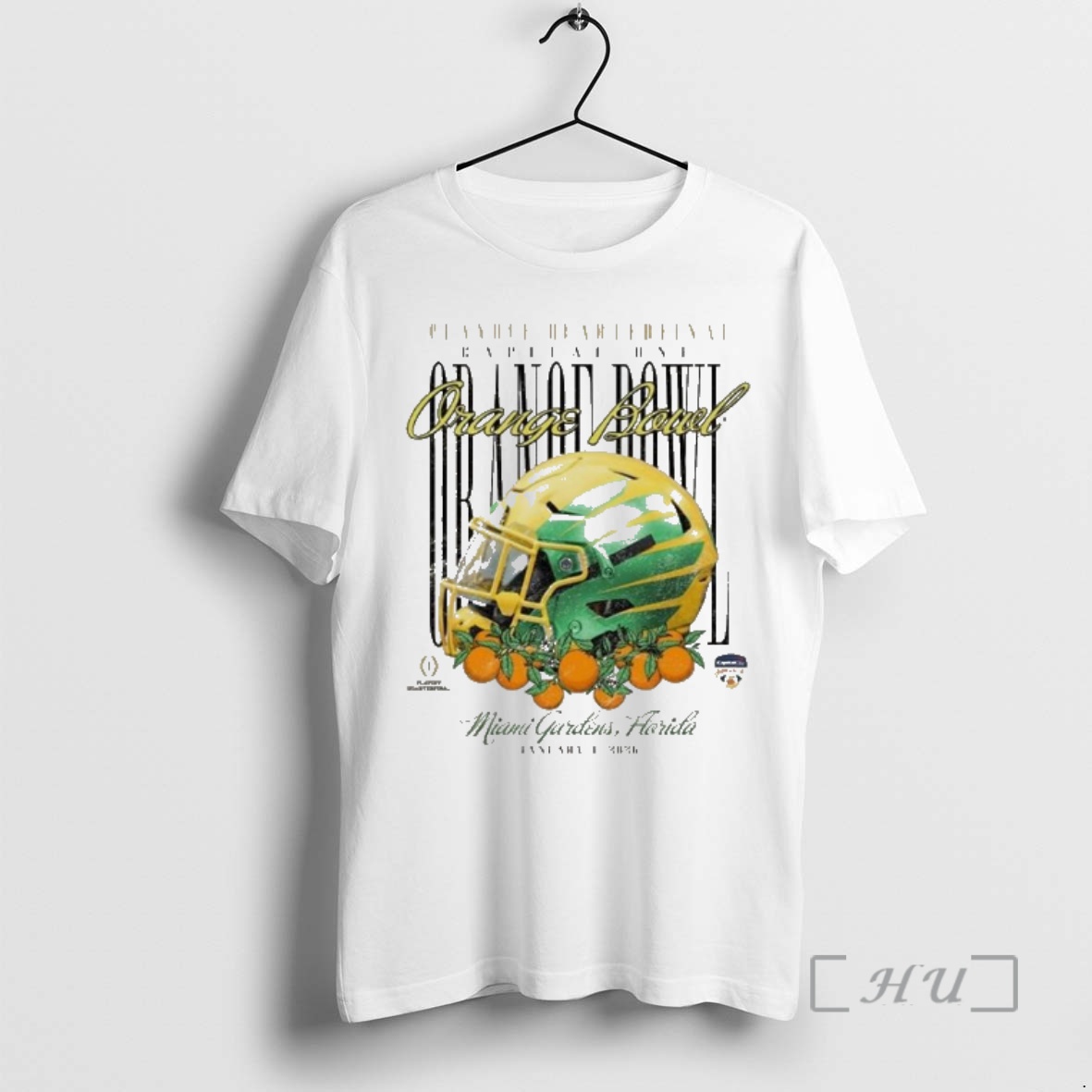 Trending Oregon Ducks 2026 Playoff Quarterfinal Capital One Orange Bowl Miami Gardens Florida Helmet Premium T Shirts Sweater Hoodie