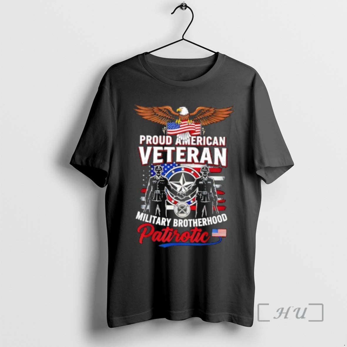 Trending Proud American Veteran Military Brotherhood Patriotic Premium T Shirts Sweater Hoodie