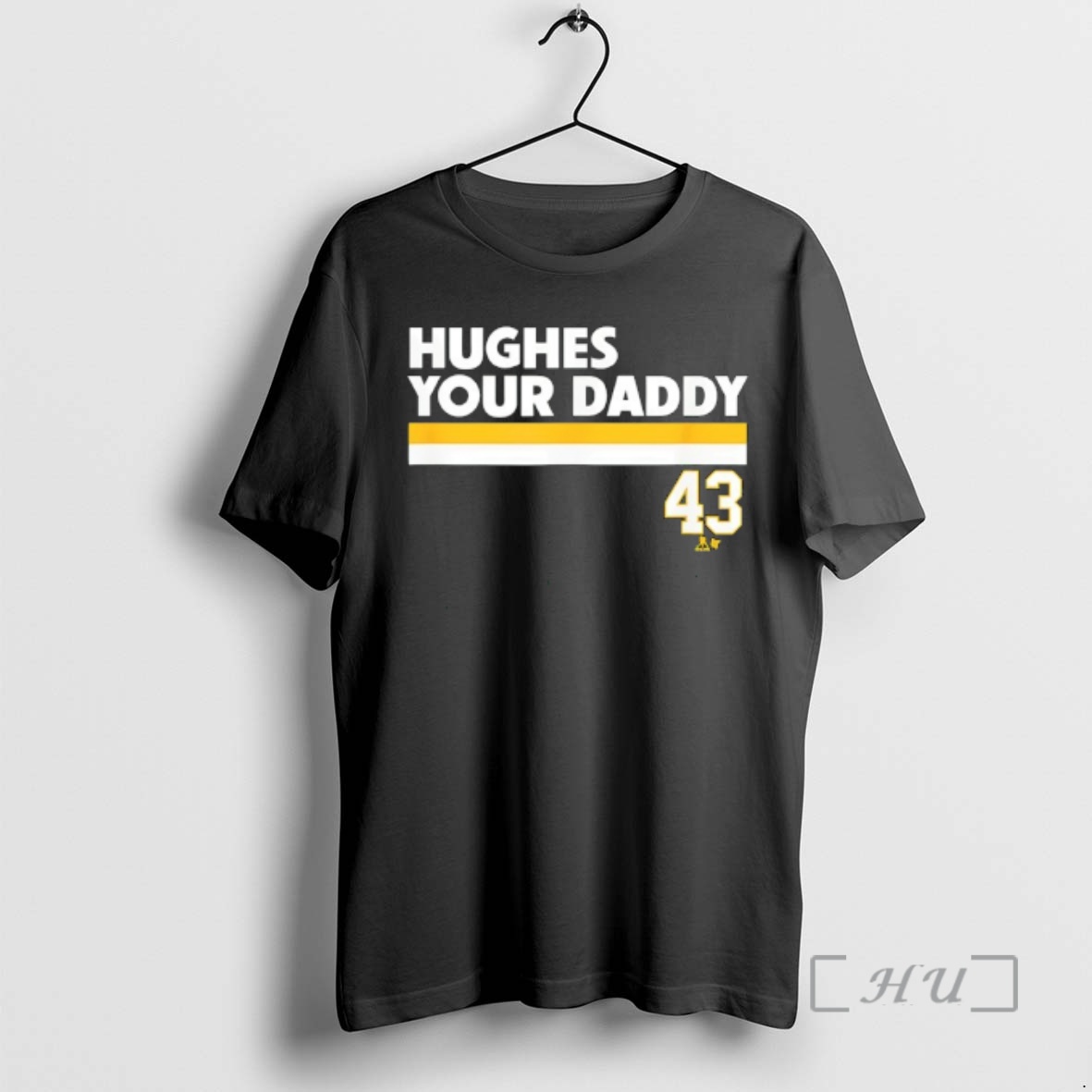 Trending Quinn Hughes Hughes Your Daddy Minnesota Hockey Premium T Shirts Sweater Hoodie