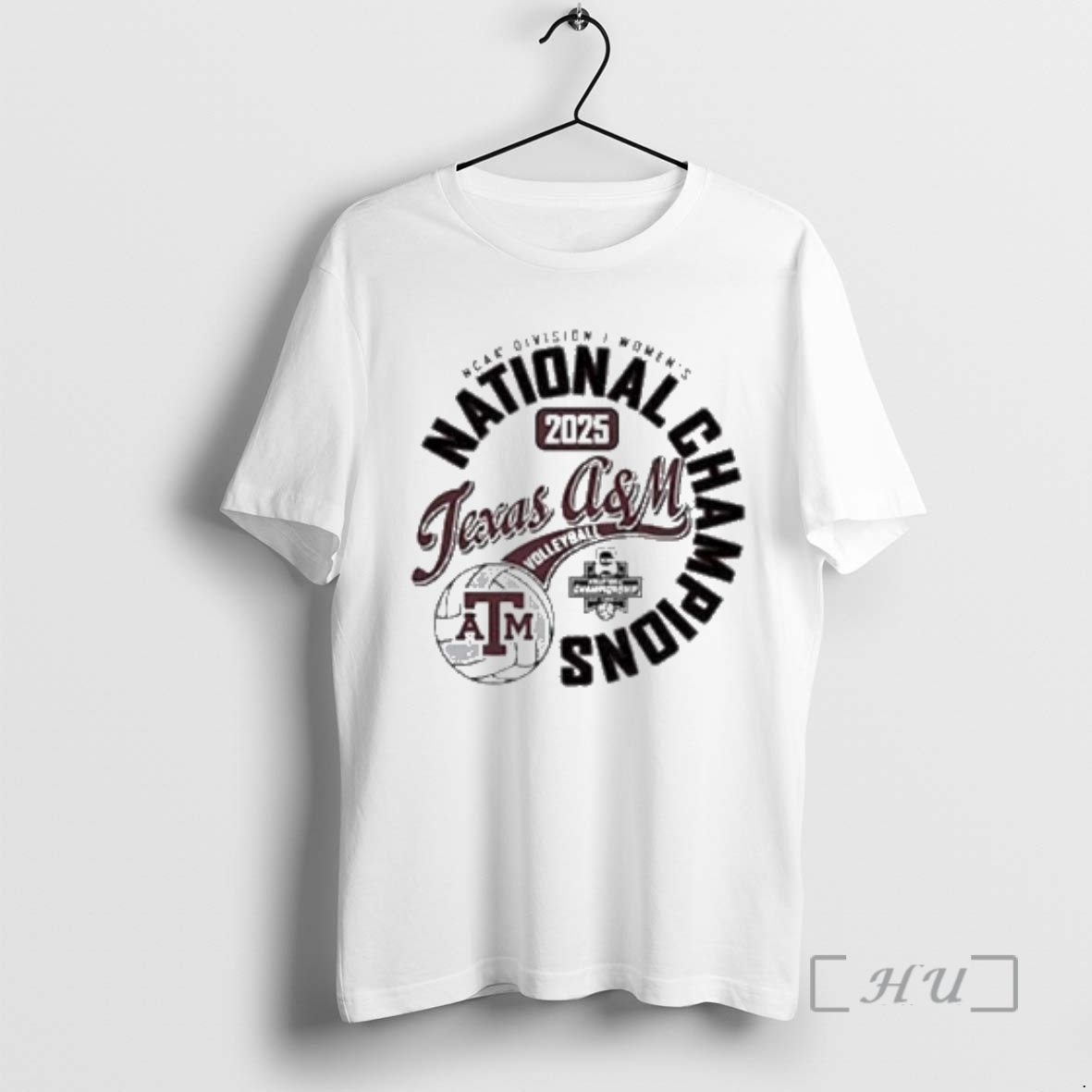 Trending Texas Am Aggies 2025 Ncaa Division I Womens Volleyball National Champions Circle White Premium T Shirts Sweater Hoodie