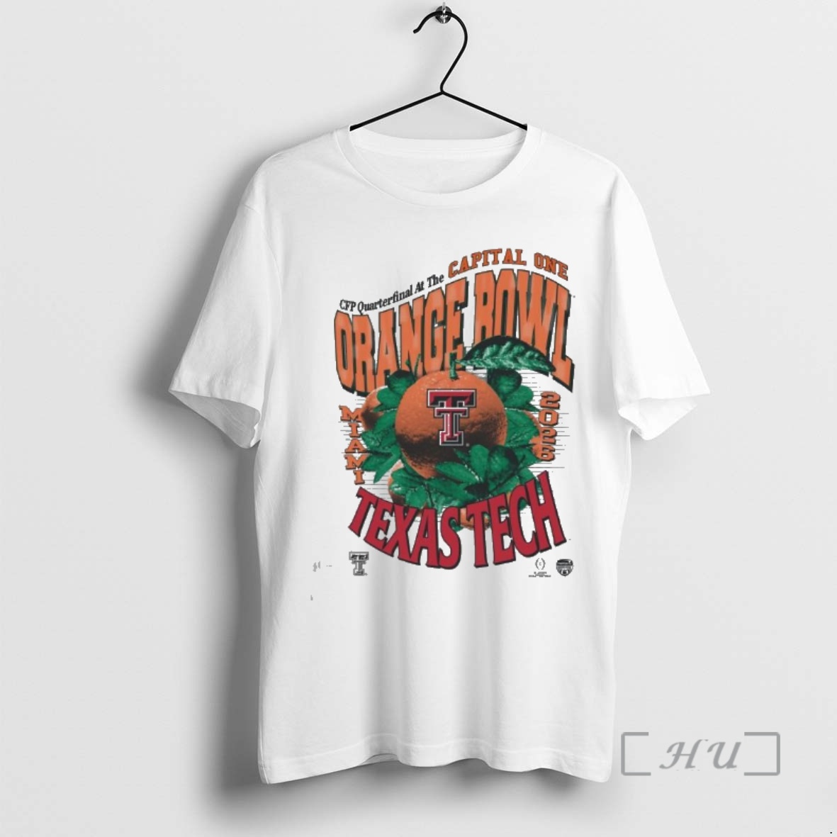 Trending Texas Tech Cfp Quarterfinal At The Capital One Orange Bowl Bound 2026 Premium T Shirts Sweater Hoodie