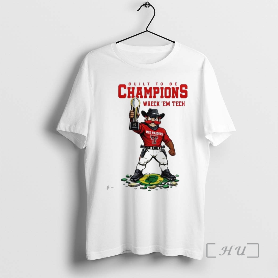 Trending Texas Tech Red Raiders Ncaa College Football Playoff Game Built To Be Champions Wreck Em Tech Mascot Premium T Shirts Sweater Hoodie