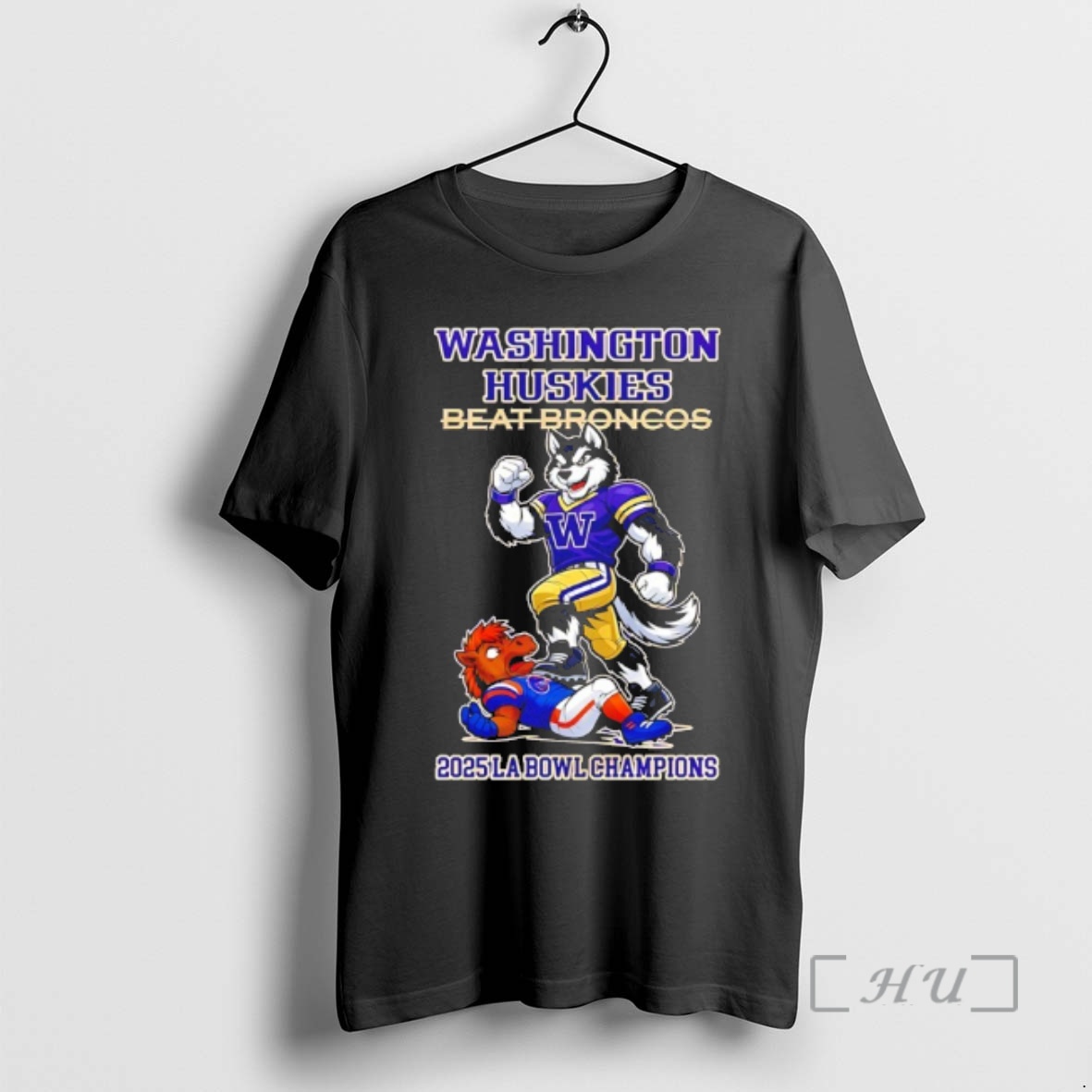 Trending Washington Huskies Ncaa 2025 La Bowl Champions Game Mascots Premium T Shirts Sweater Hoodie