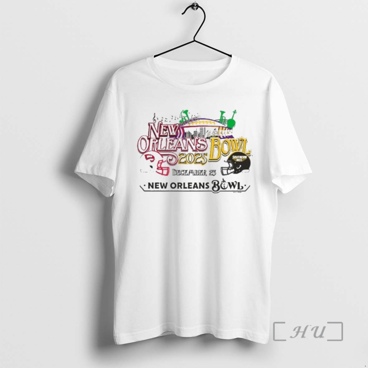 Trending Western Kentucky Hilltoppers Vs Southern Miss Golden Eagles 2025 New Orleans Bowl Music City Dec 23 2025 Helmet Premium T Shirts Sweater Hoodie