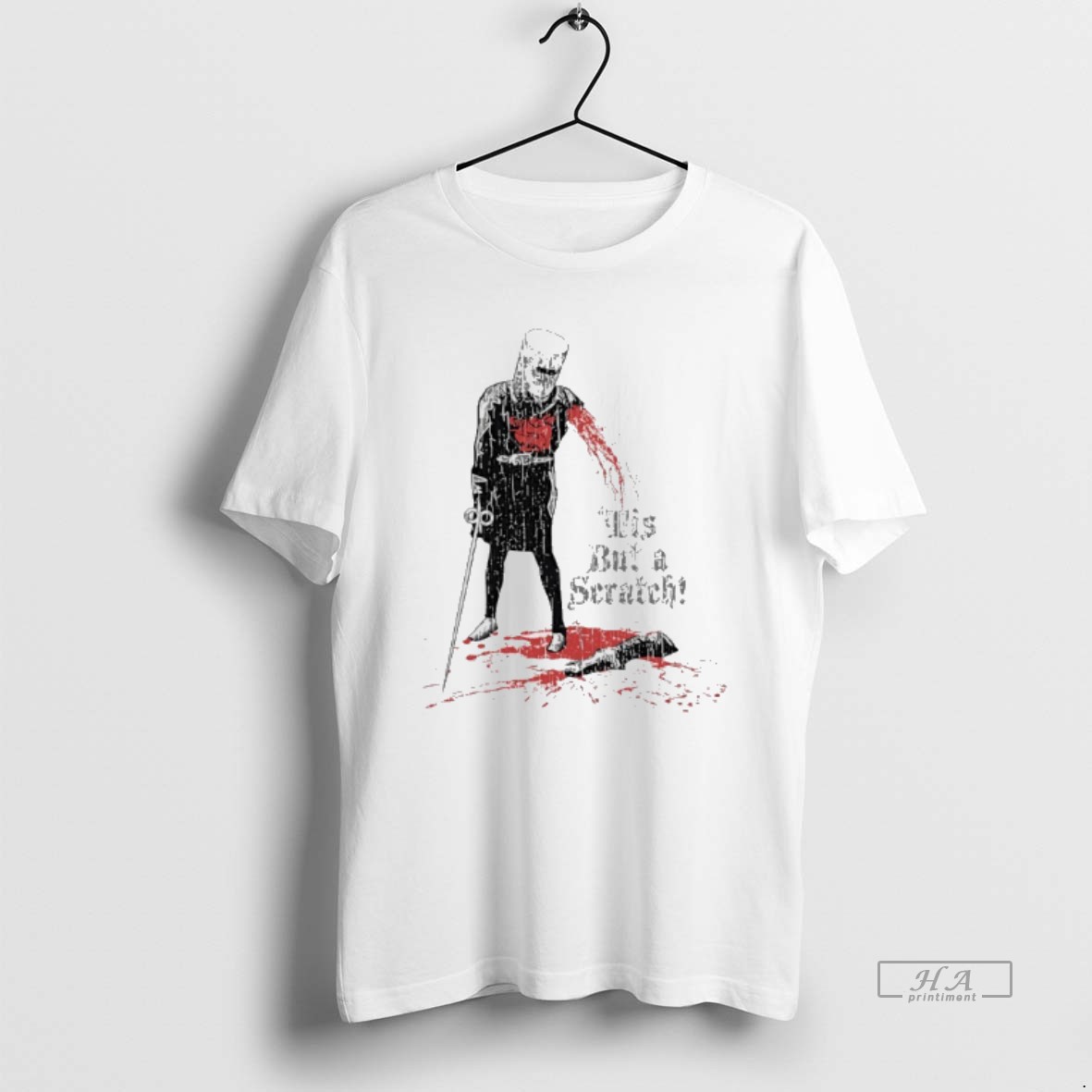 Official Tis But A Scratch Knight T Shirt