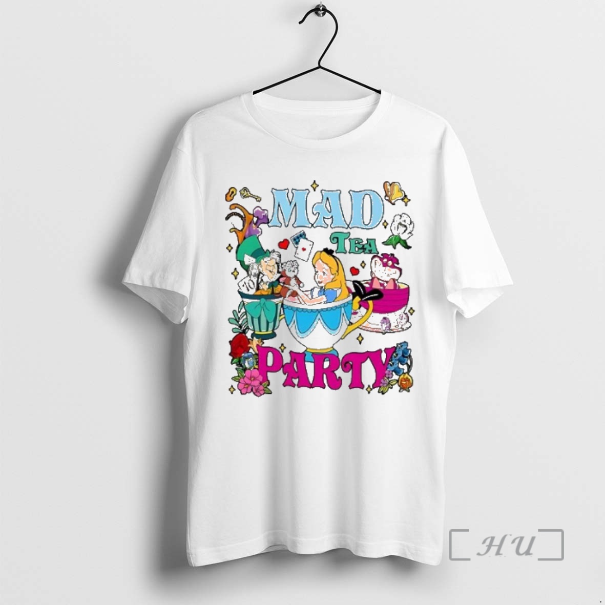 Officials Alice In Wonderland Mad Tea Party Cartoon Premium T Shirts Sweater Hoodie