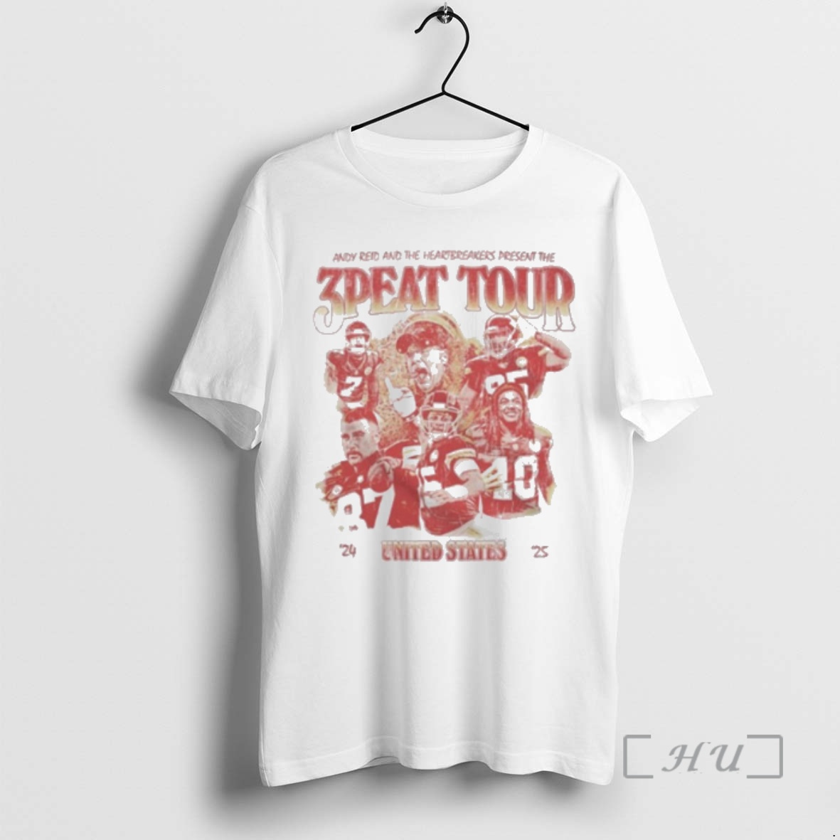 Officials Andy Ried And The Heartbreakers Present The 3peat Tour Premium T Shirts Sweater Hoodie