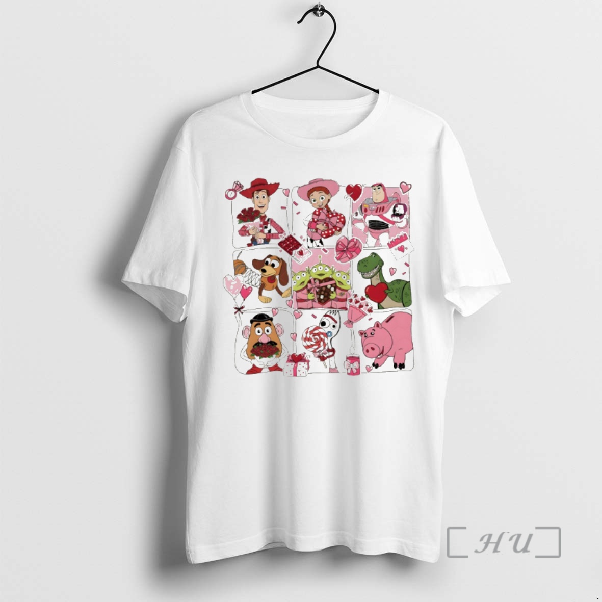 Officials Cartoon Movie Pink Heart Valentine Coquette Valentines Day Premium T Shirts Sweater Hoodie