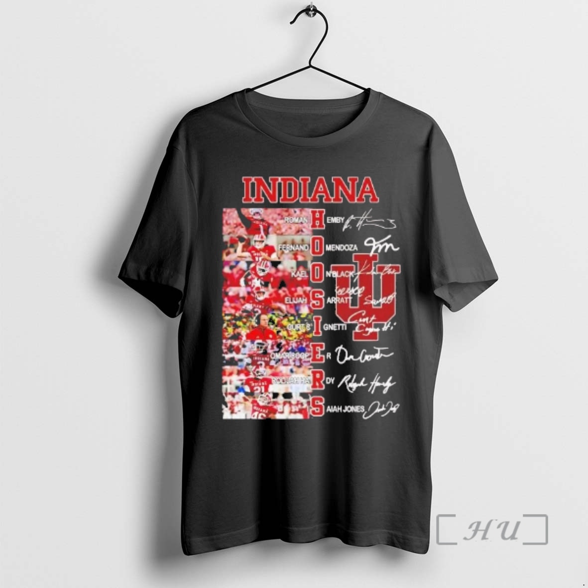 Officials Indiana Hoosiers Team Players Names And Signatures Premium T Shirts Sweater Hoodie