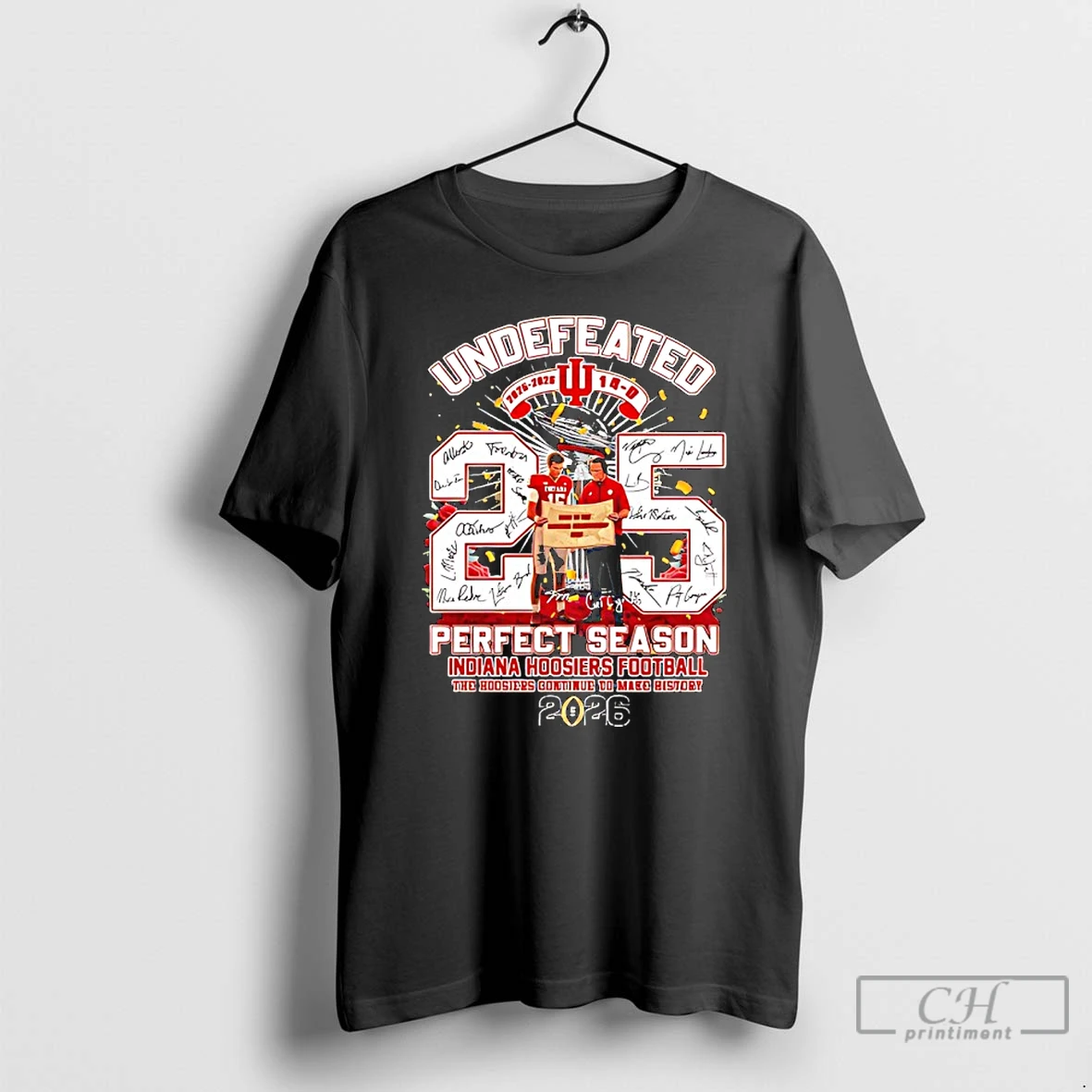 Premium Indiana Hoosiers Rose Bowl Game Undefeated 2026 T Shirts Sweater Hoodie