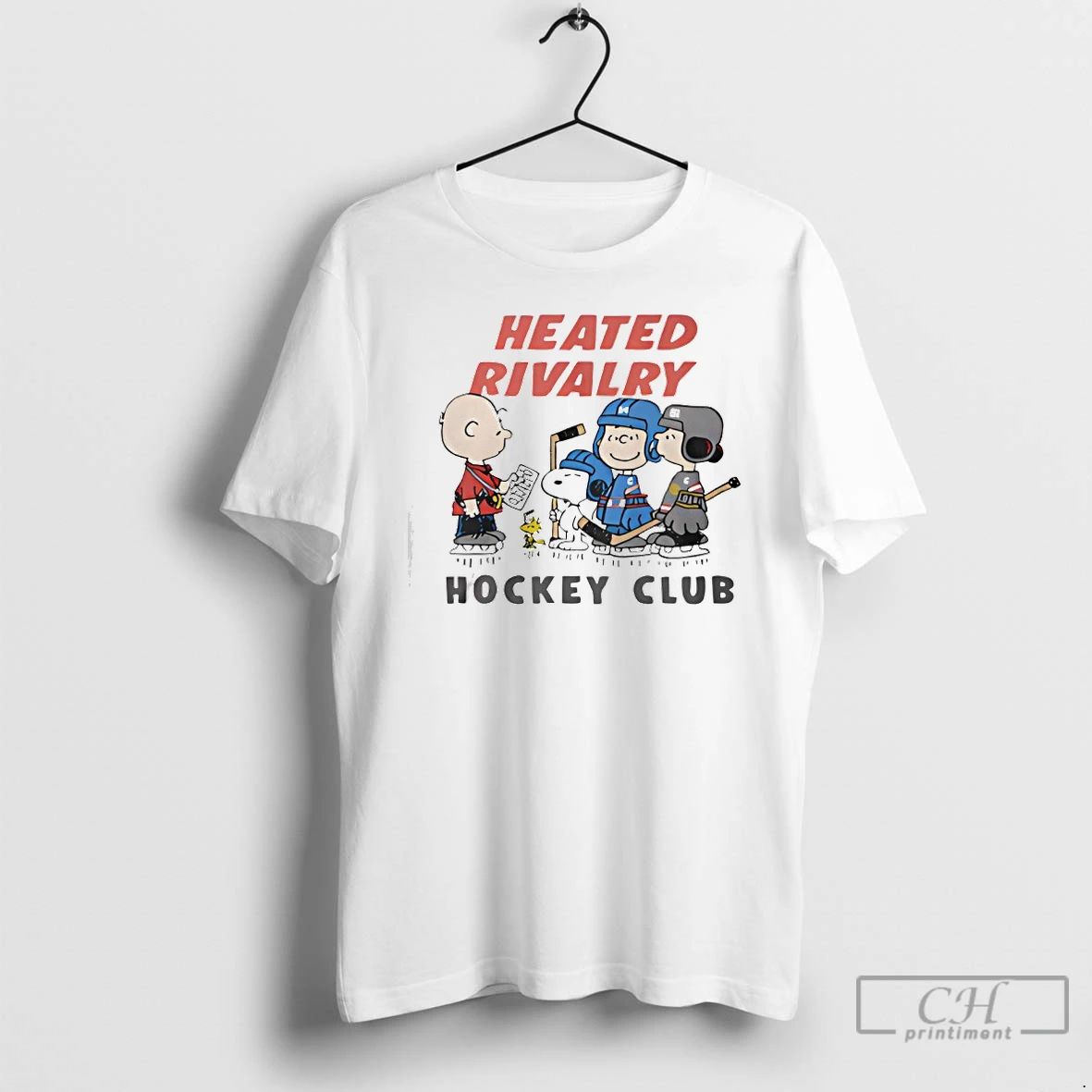 Premium Peanuts Characters Heated Rivalry Hockey Club T Shirts Sweater Hoodie
