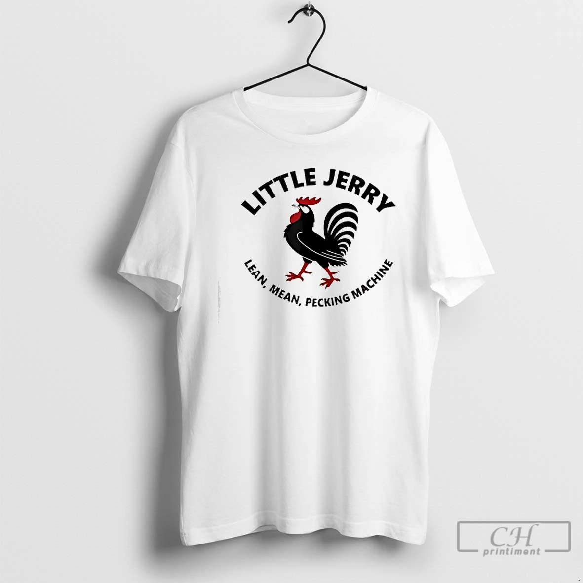 Premium Rooster Little Jerry Lean Mean Pecking Machine T Shirts Sweater Hoodie