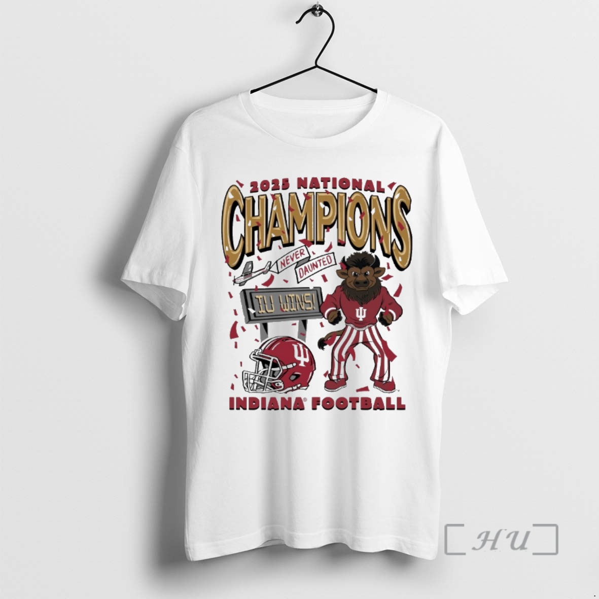 Trending Indiana Hoosiers 2025 National Champions Hoosier The Bison Premium T Shirts Sweater Hoodie