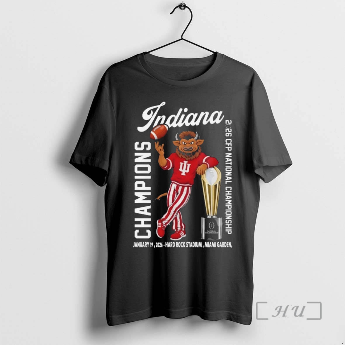 Trending Indiana Hoosiers 2026 Cfp National Champions Bison Trophy Premium T Shirts Sweater Hoodie