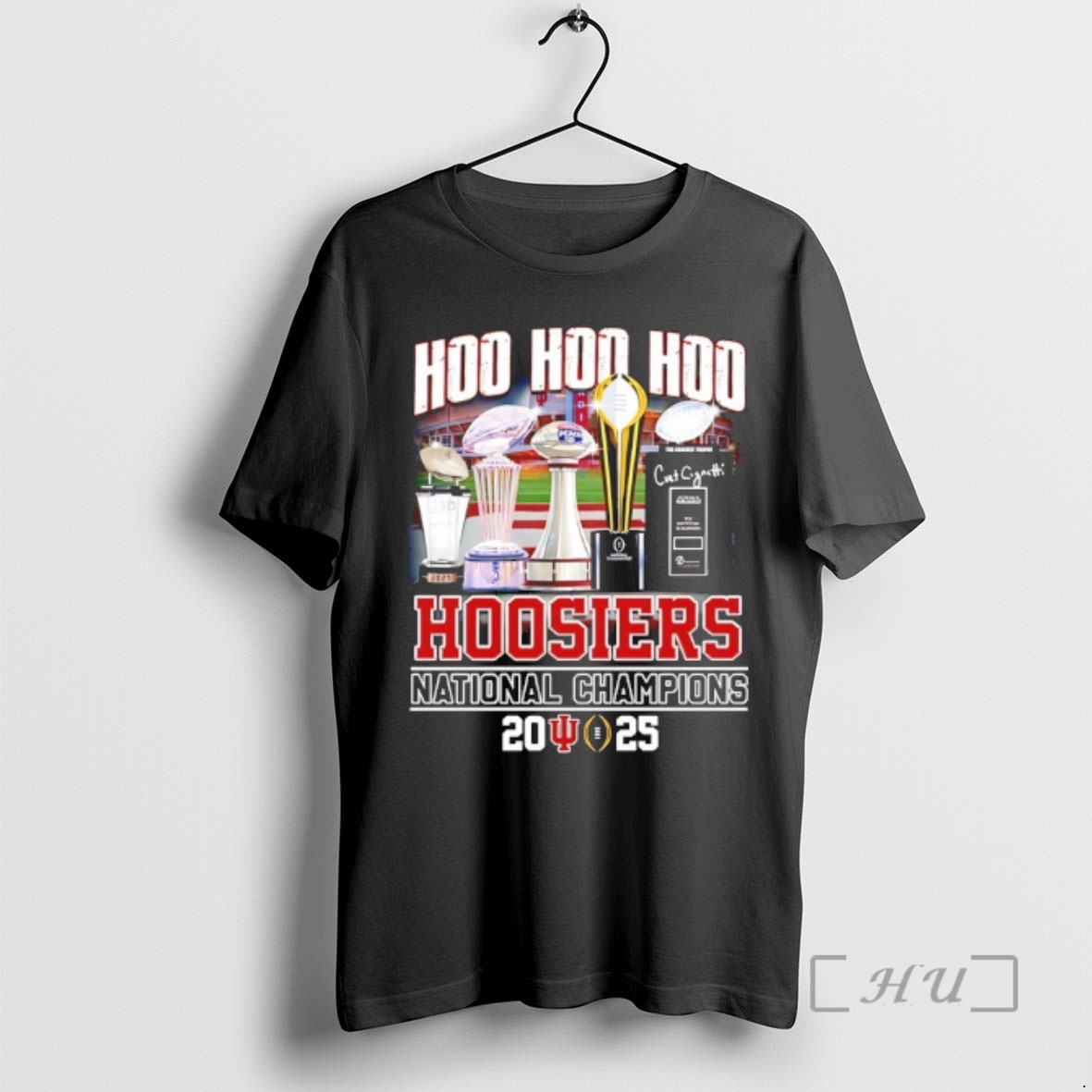 Trending Indiana Hoosiers Hoo Hoo Hoo 2026 National Champions Trophy Premium T Shirts Sweater Hoodie