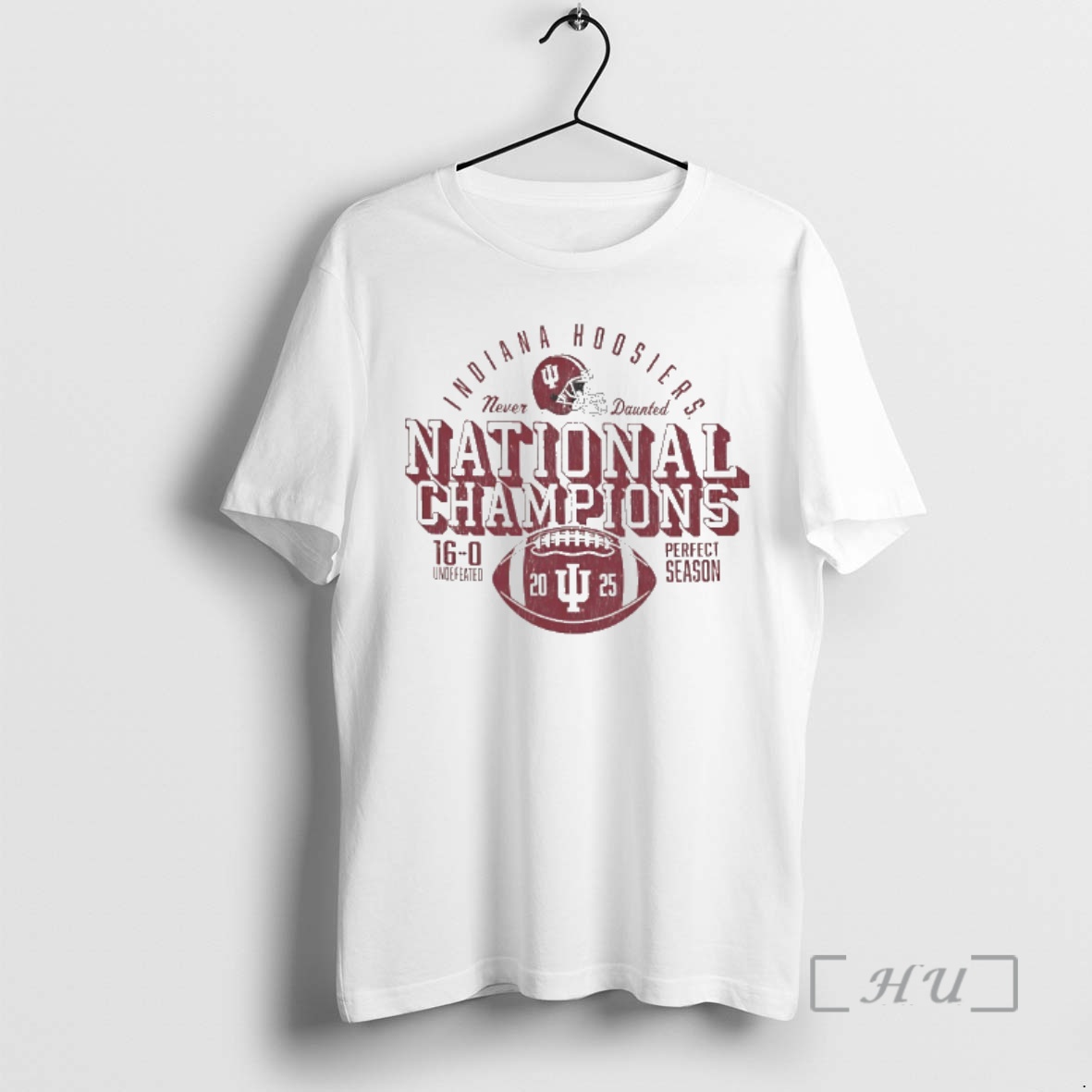 Trending Indiana Hoosiers Never Daunted Cfp 2025 National Champions Premium T Shirts Sweater Hoodie
