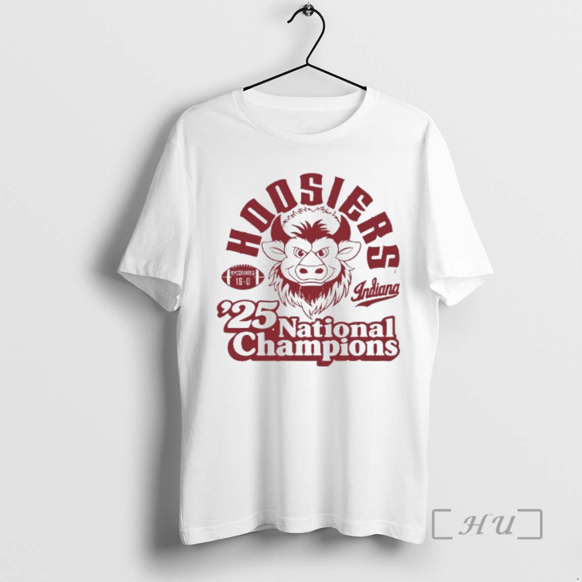 Trending Indiana Hoosiers Undefeated 16 0 2025 National Champions Bison Mascot Premium T Shirts Sweater Hoodie