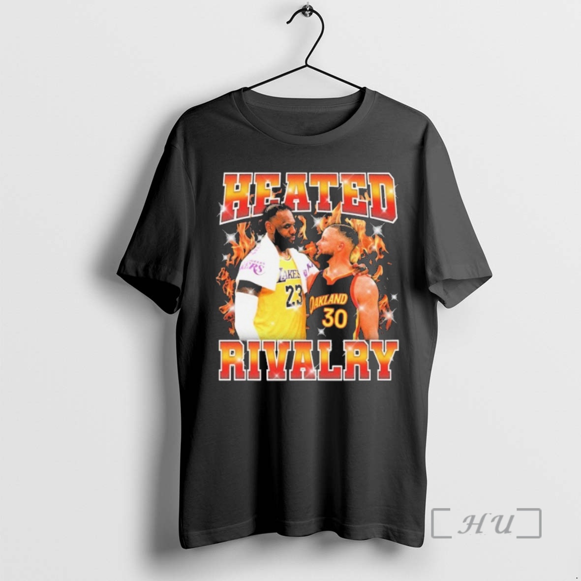Trending Lebron James Vs Stephen Curry Heated Rivalry Premium T Shirts Sweater Hoodie