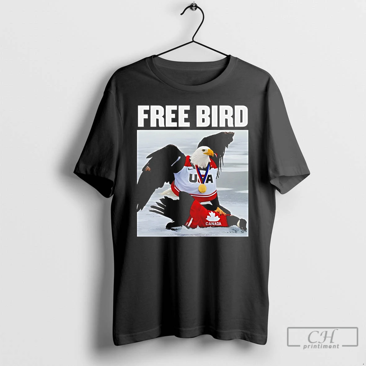 Classic Eagles Free Bird Usa Hockey Olympic 2026 Milano Cortina T Shirts Sweater Hoodie