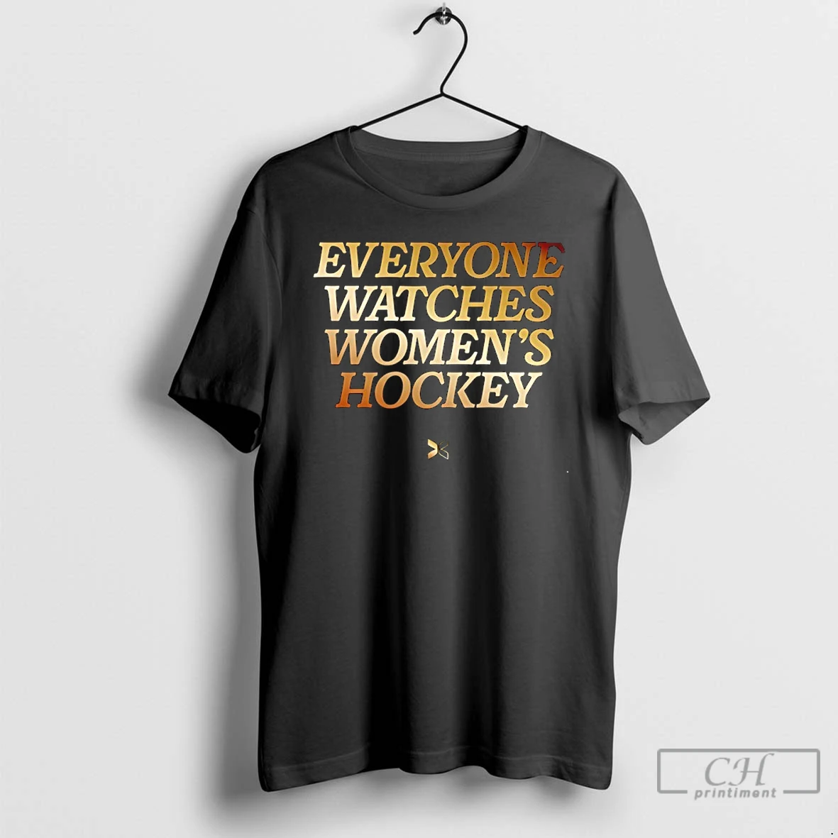 Classic Everyone Watches Womens Hockey Text T Shirts Sweater Hoodie