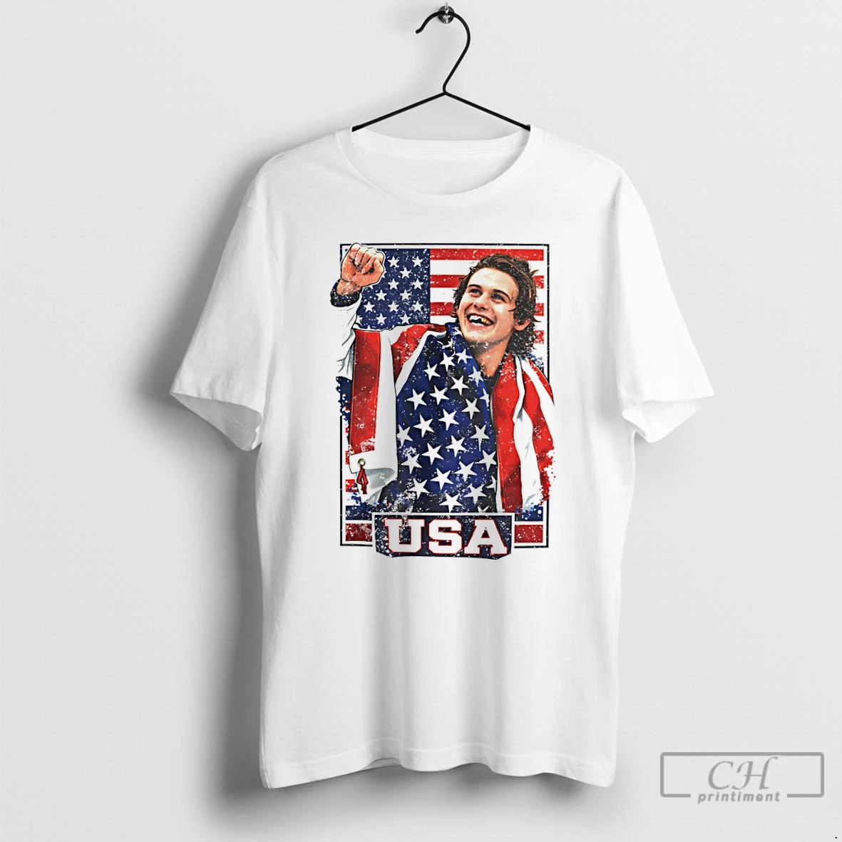 Classic Jack Hughes Usa Gold Medal Hockey Usa Hockey American Flag Olympic 2026 Milano Cortina Vintage T Shirts Sweater Hoodie