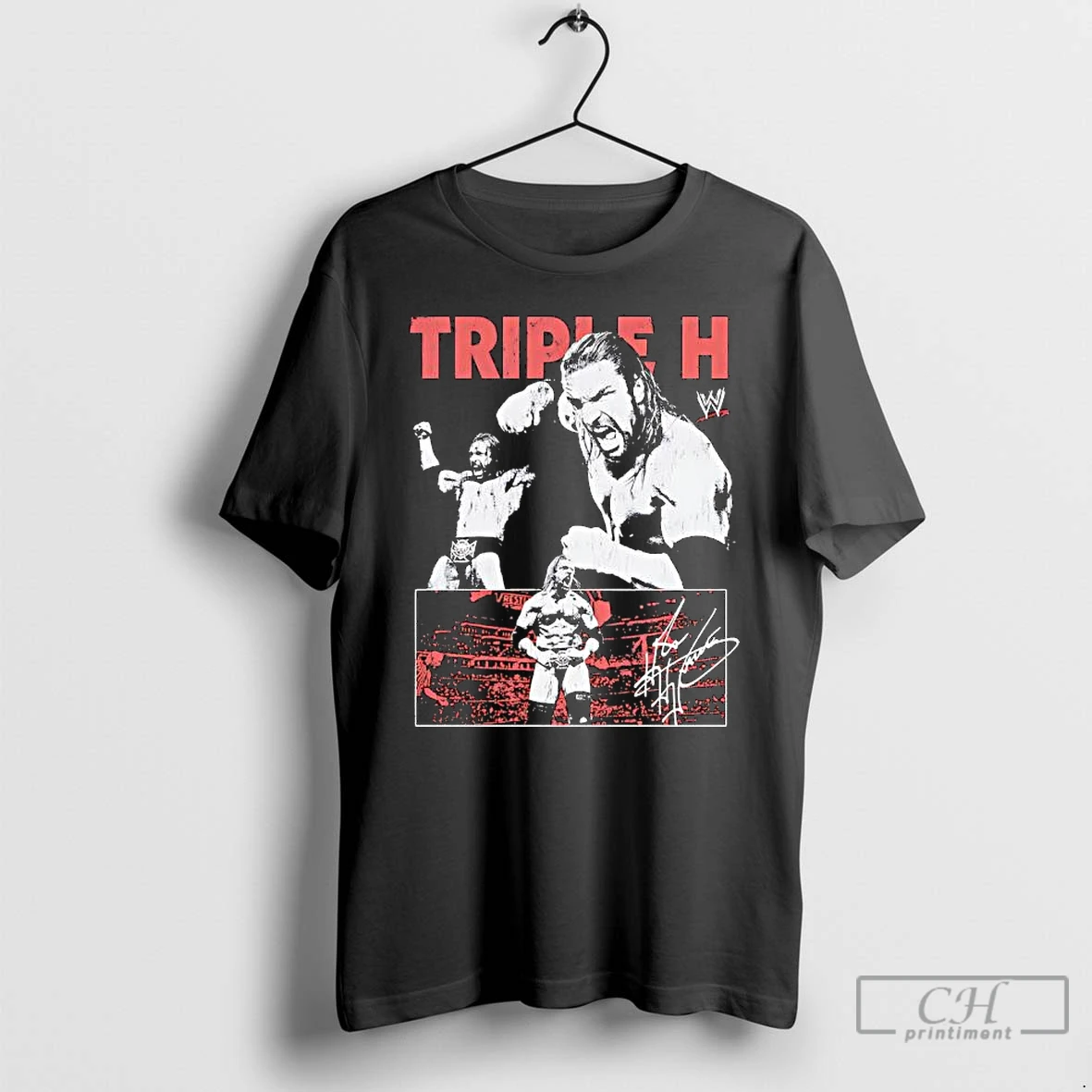 Classic Triple H Action Signature T Shirts Sweater Hoodie