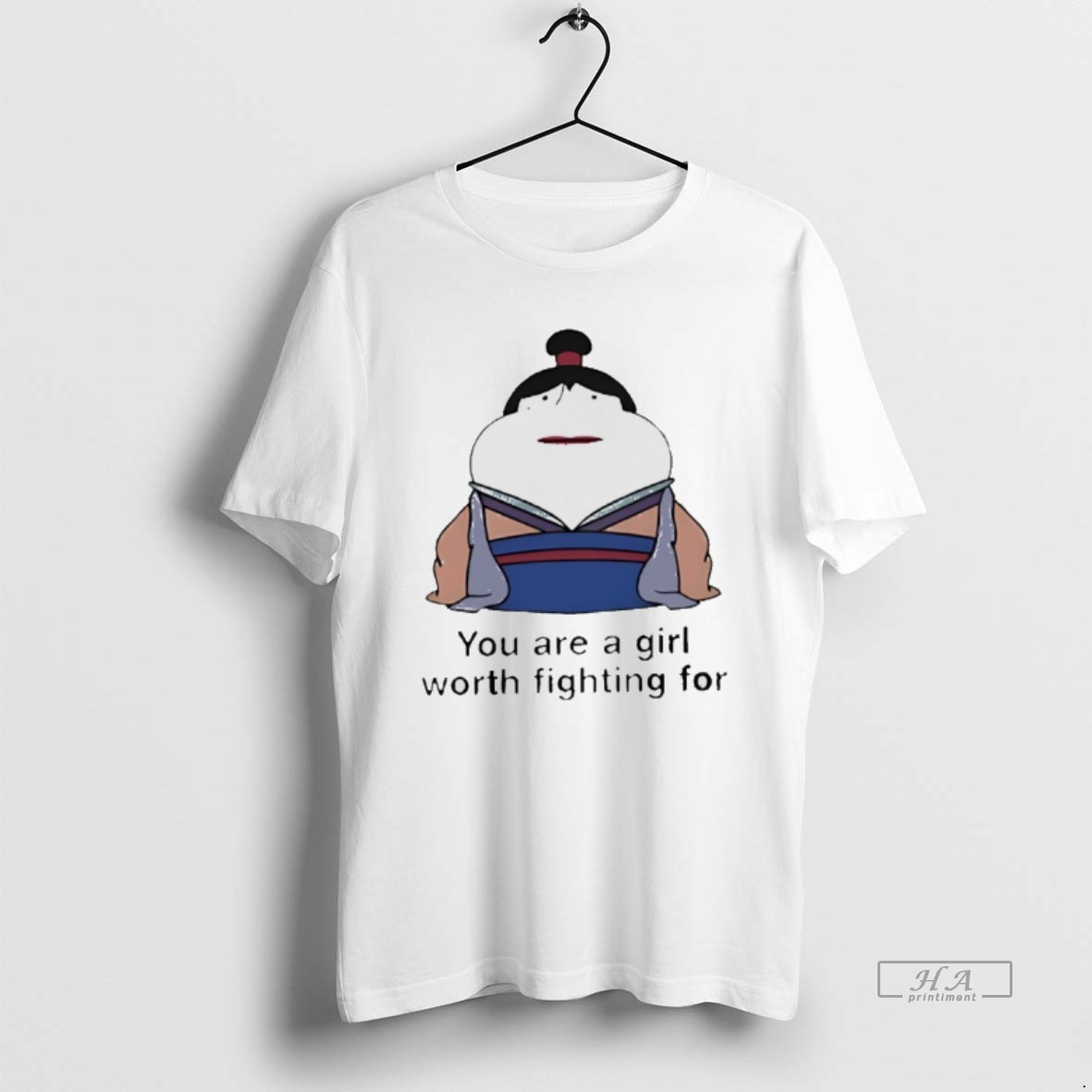 Official You Are A Girl Worth Fighting For T Shirt