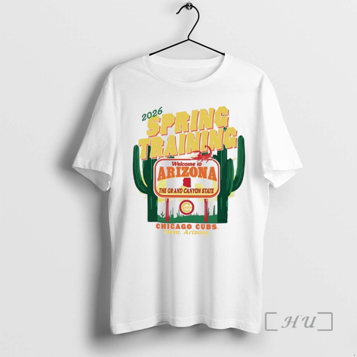 Officials Chicago Cubs 2026 Spring Training Welcome To Arizona The Grand Canyon State Premium T Shirts Sweater Hoodie