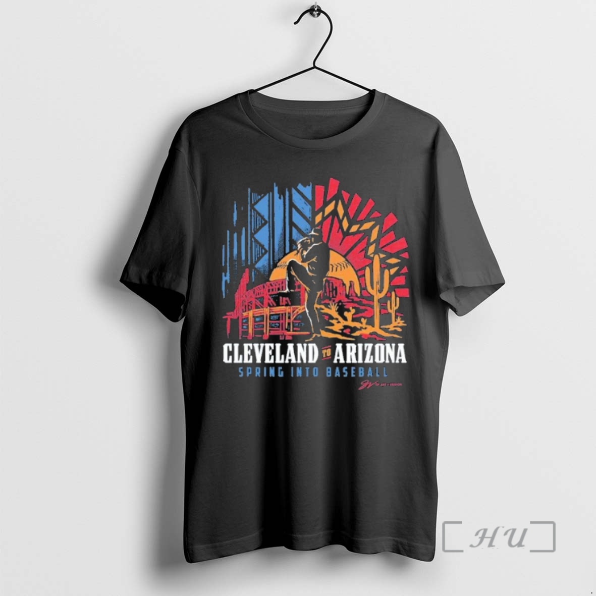 Officials Cleveland To Arizona Baseball Spring Premium T Shirts Sweater Hoodie