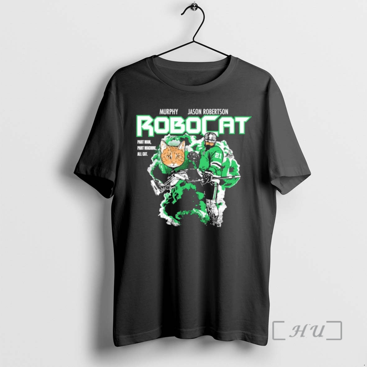 Officials Murphy X Jason Robertson Robocat Part Man Part Machine All Cat Premium T Shirts Sweater Hoodie