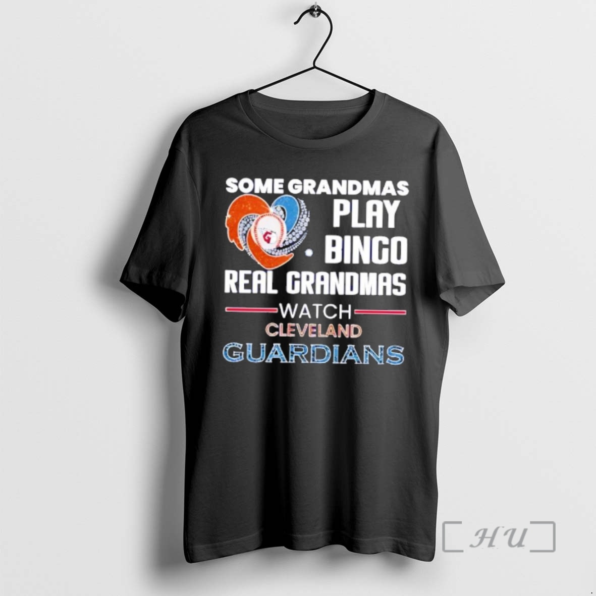 Officials Some Grandmas Play Bingo Real Grandmas Watch Cleveland Guardians Premium T Shirts Sweater Hoodie