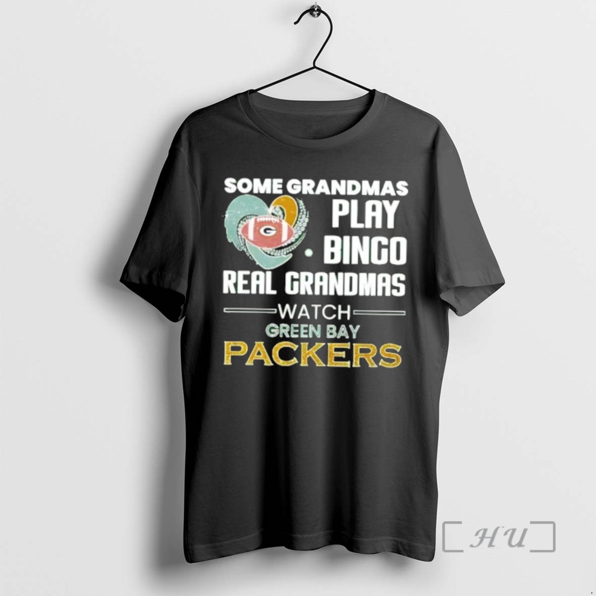 Officials Some Grandmas Play Bingo Real Grandmas Watch Green Bay Packers Premium T Shirts Sweater Hoodie