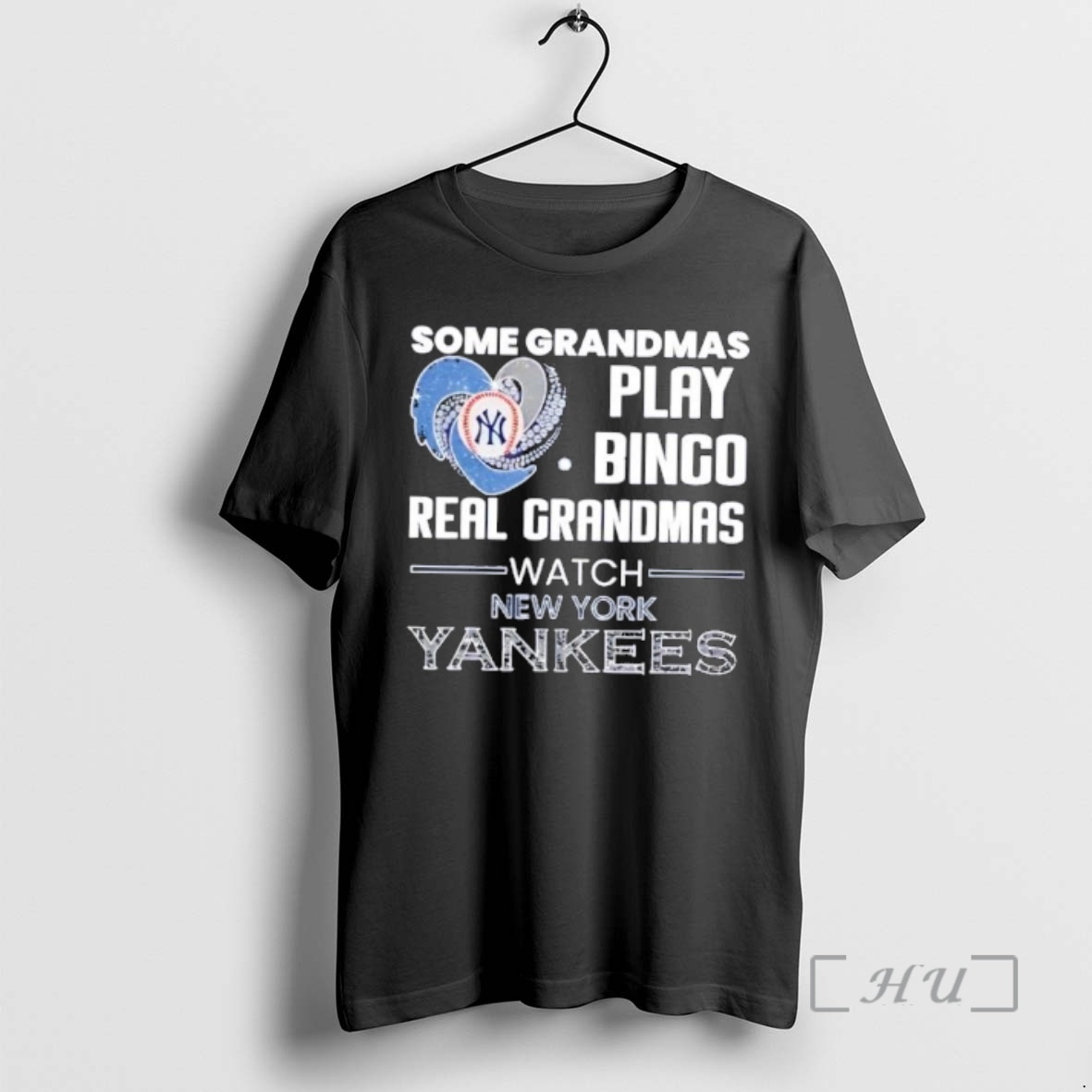 Officials Some Grandmas Play Bingo Real Grandmas Watch New York Yankees Premium T Shirts Sweater Hoodie