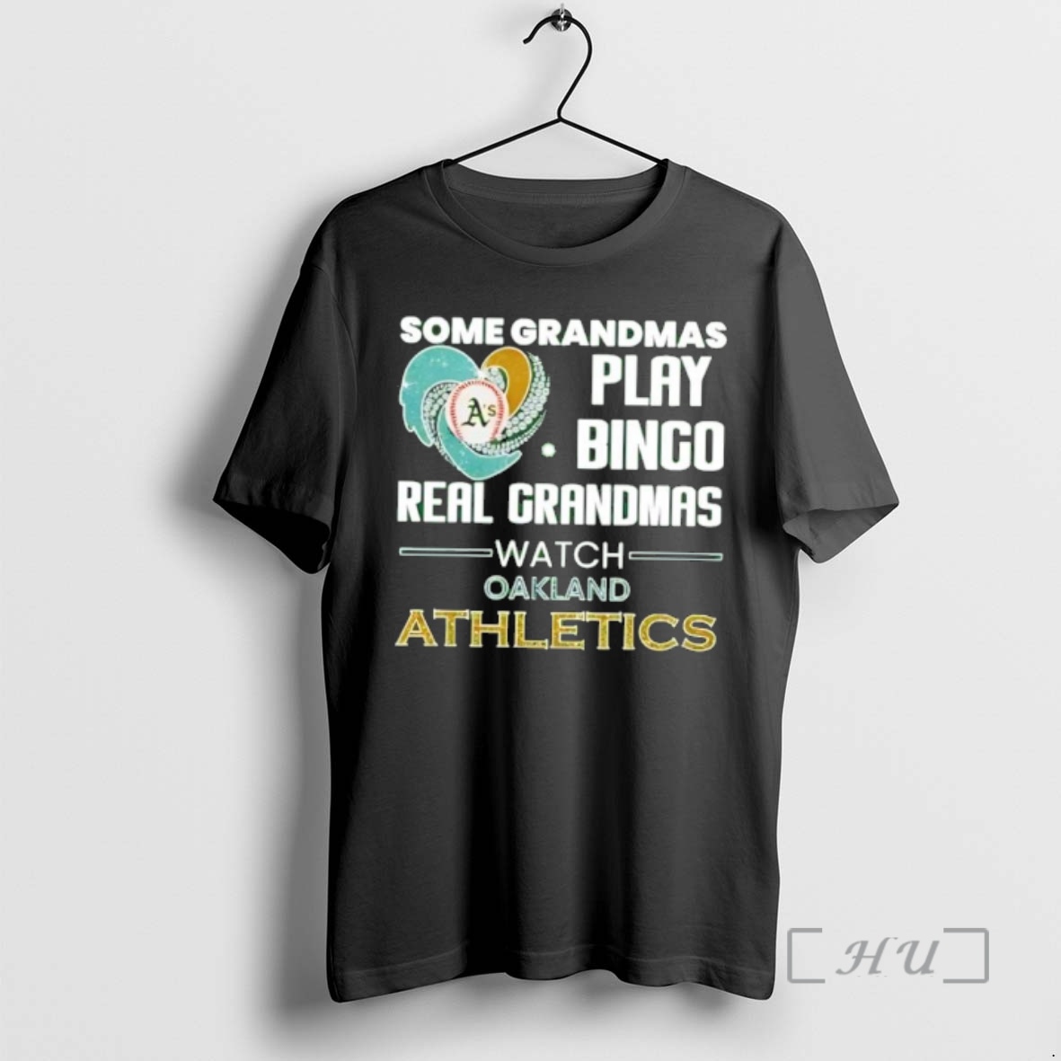 Officials Some Grandmas Play Bingo Real Grandmas Watch Oakland Athletics Premium T Shirts Sweater Hoodie