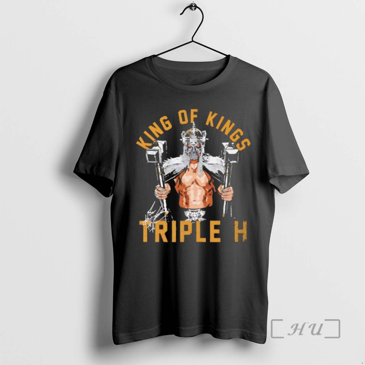 Officials Triple H King Of Kings Signature Premium T Shirts Sweater Hoodie