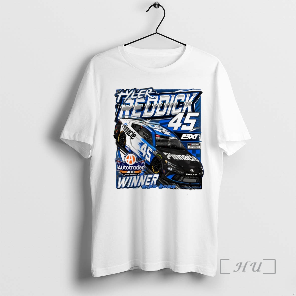 Officials Tyler Reddick Heather Autotrader 400 Race Winner 23xi Autotrader Premium T Shirts Sweater Hoodie